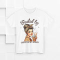 Fueled by Coffee & Chaos Unisex Tee - Fun Graphic Shirt for Coffee Lovers - GULLYDESIGN