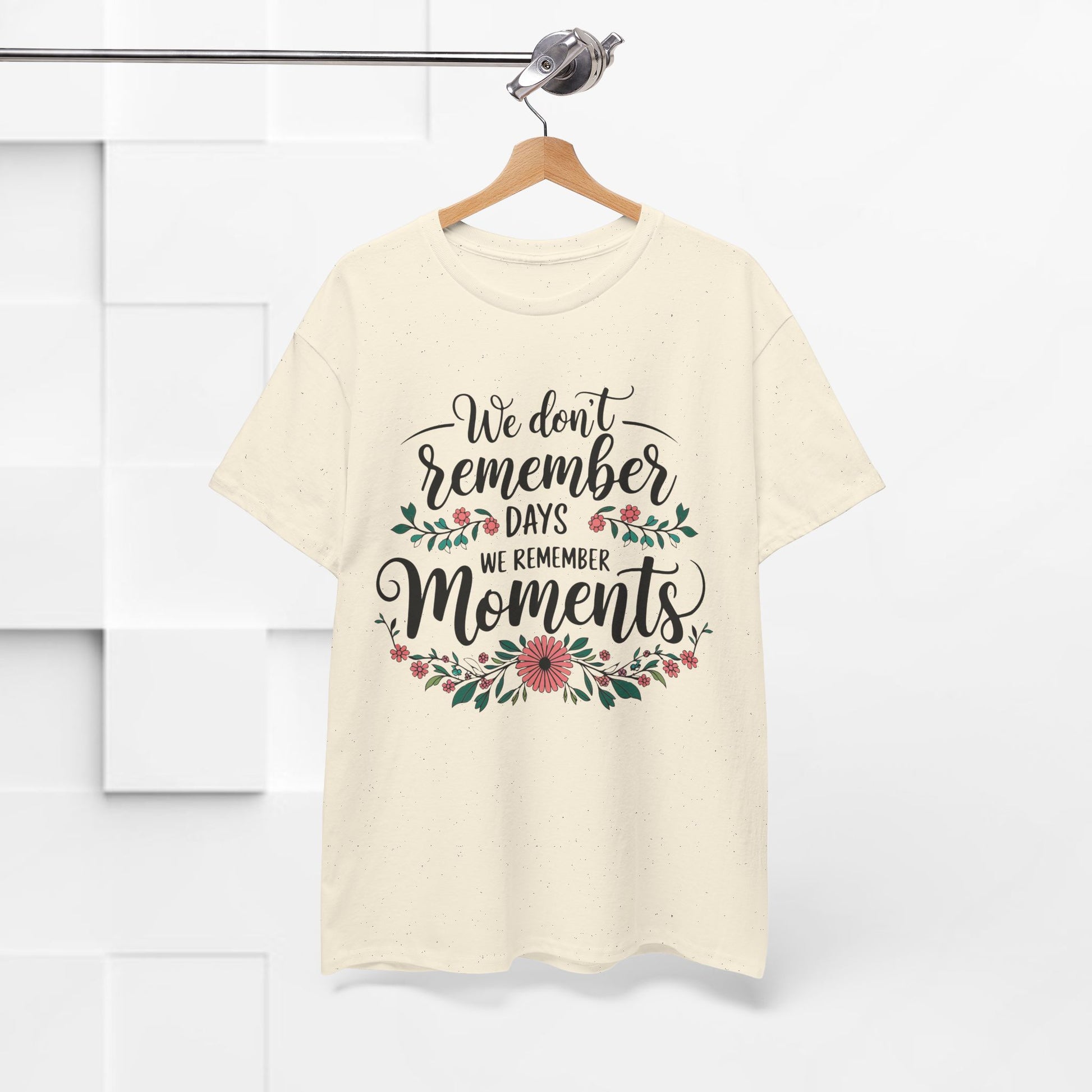 Moments Remembrance Unisex Heavy Cotton Tee - Inspirational Graphic Shirt - GULLYDESIGN