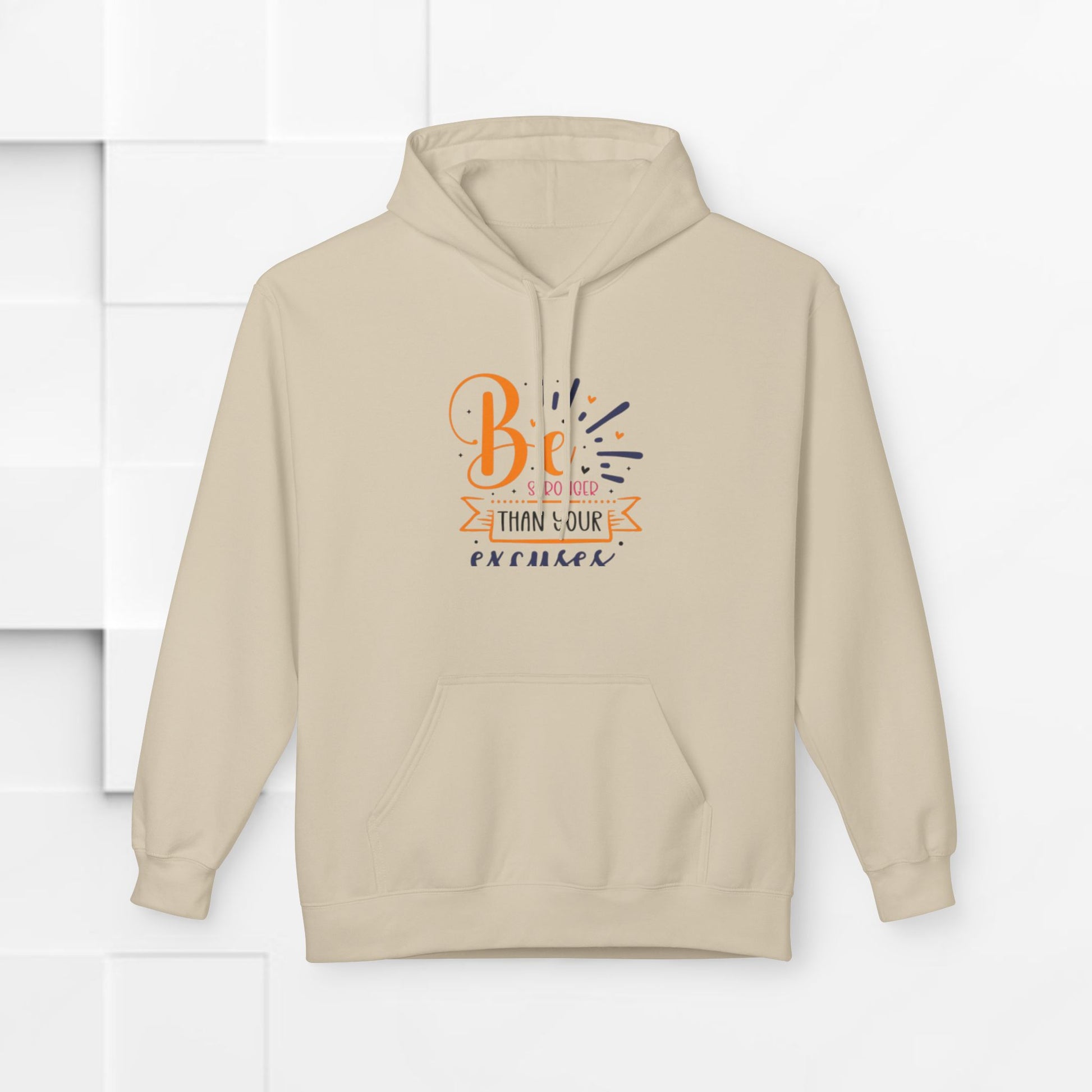 Be Brighter Than Your Excuses Unisex Hoodie - GULLYDESIGN