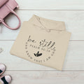 Inspirational Hoodie - Be Still Psalm 46:10 Heavy Blend Sweatshirt - GULLYDESIGN