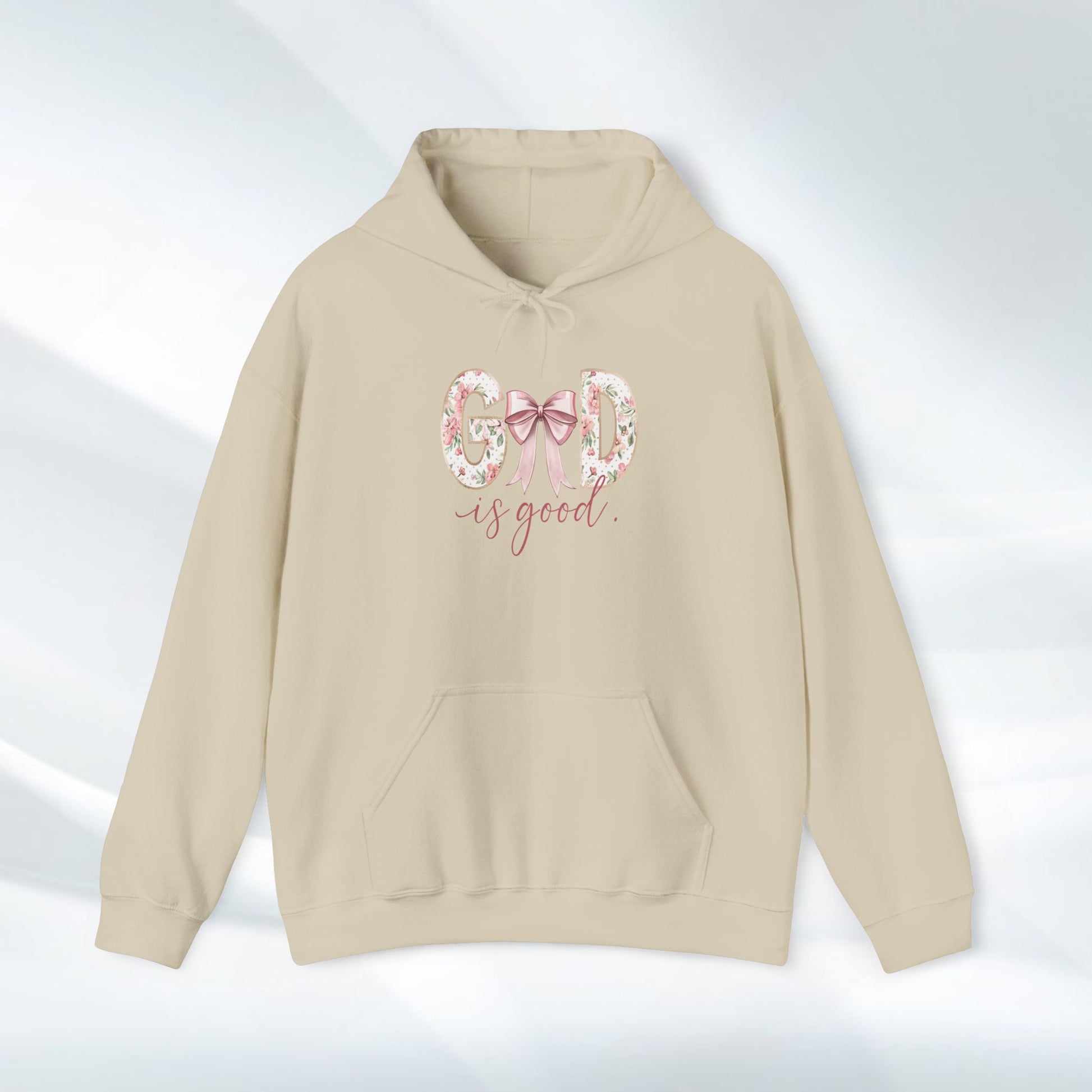 Inspirational God is Good Hoodie - Unisex Heavy Blend™ Sweatshirt - GULLYDESIGN