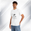 Love Never Fails Unisex Heavy Cotton Tee - Inspirational Christian T-Shirt - GULLYDESIGN