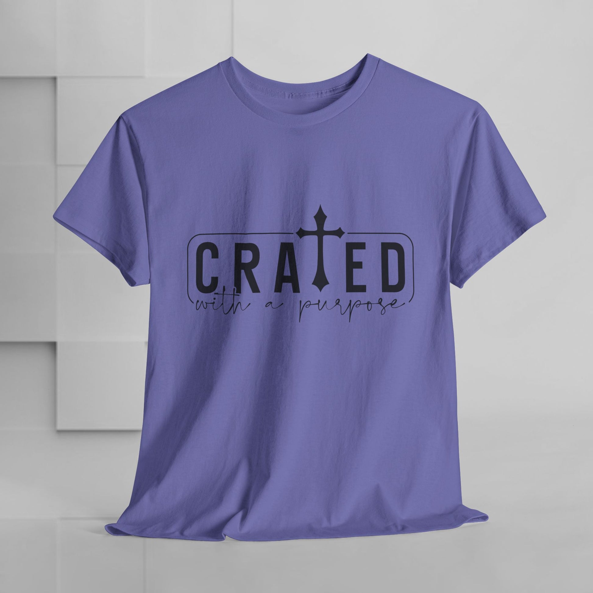 Unisex Heavy Cotton Tee - Grated with a Purpose Graphic Tee - GULLYDESIGN