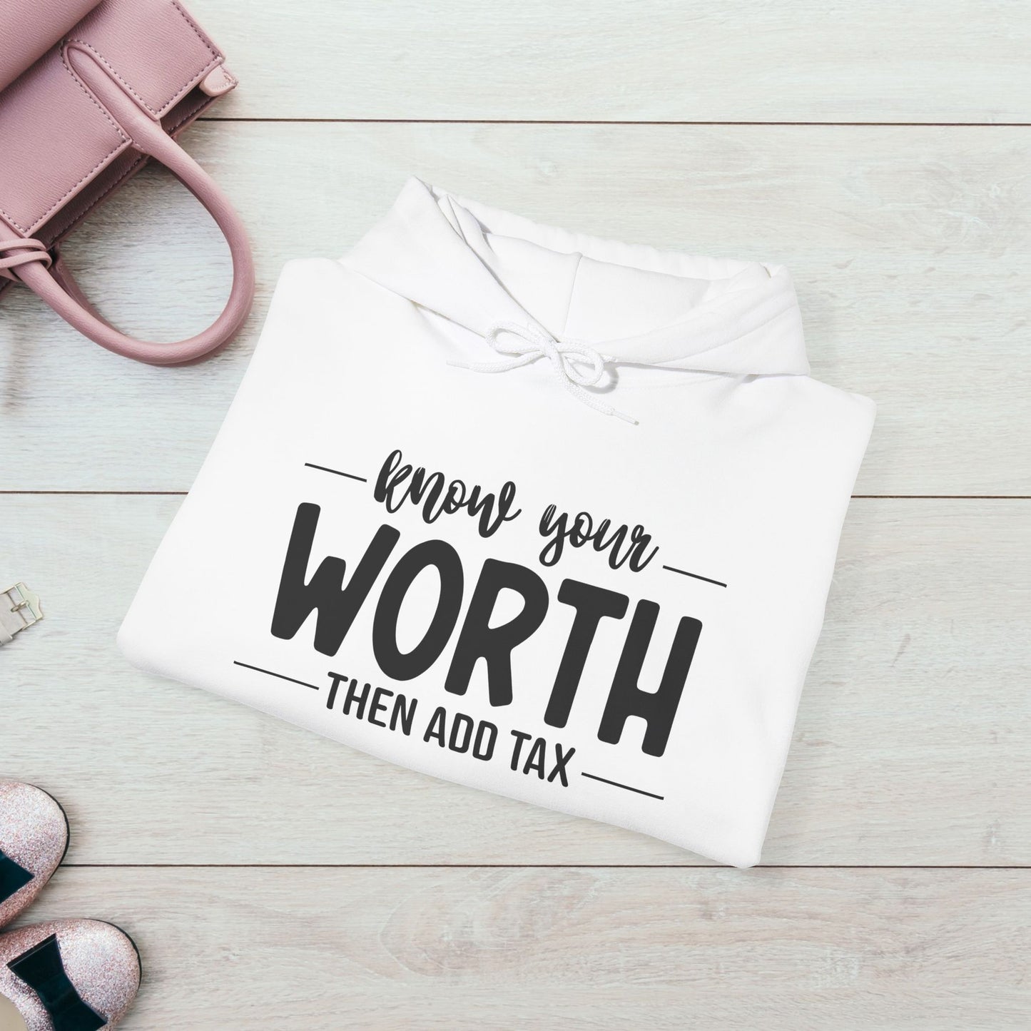 Know Your Worth Inspirational Hoodie