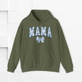 Floral Mama Hoodie - Comfortable Unisex Heavy Blend Sweatshirt for Moms - GULLYDESIGN