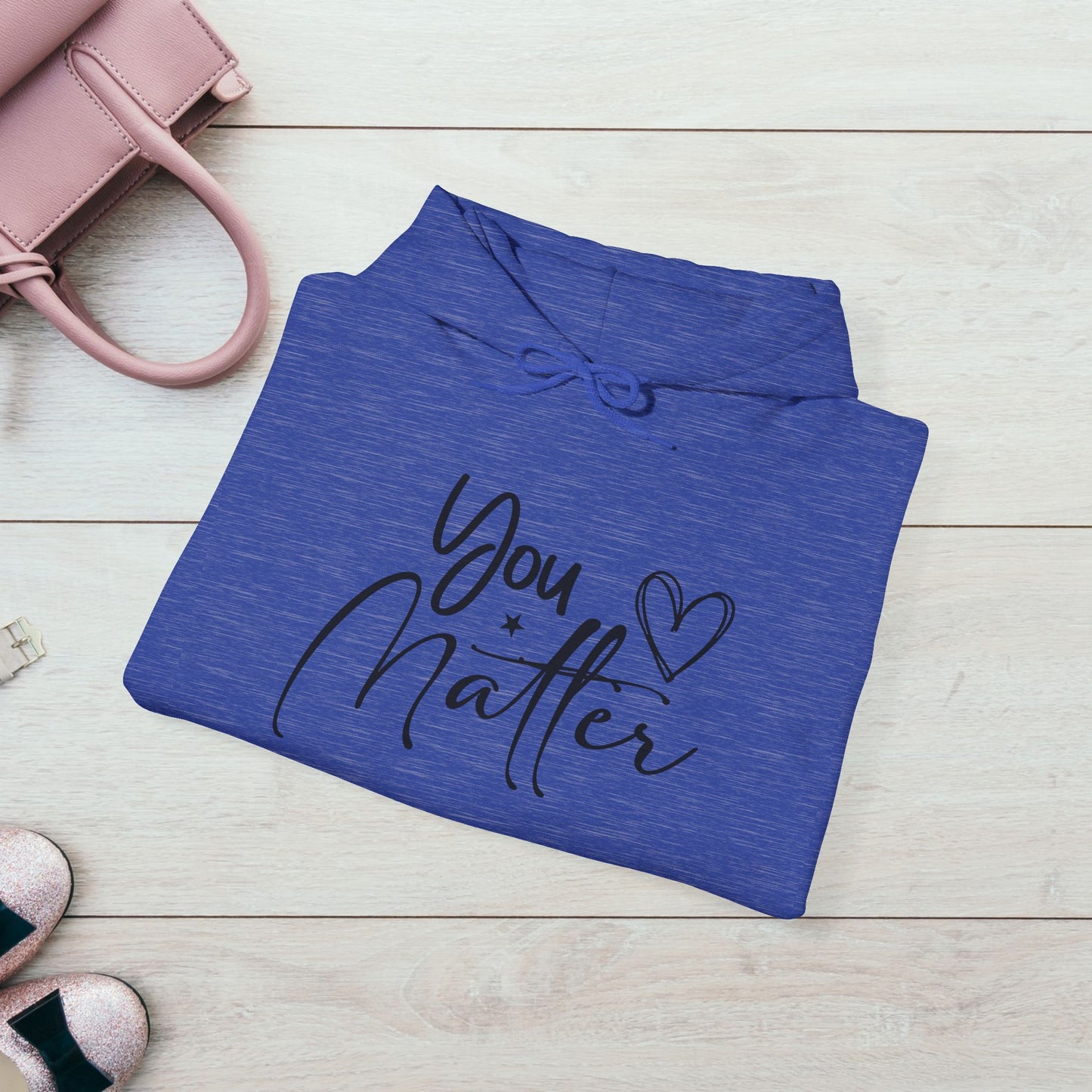 You Matter Unisex Heavy Blend™ Hooded Sweatshirt - Inspirational Warmth for Everyday Comfort