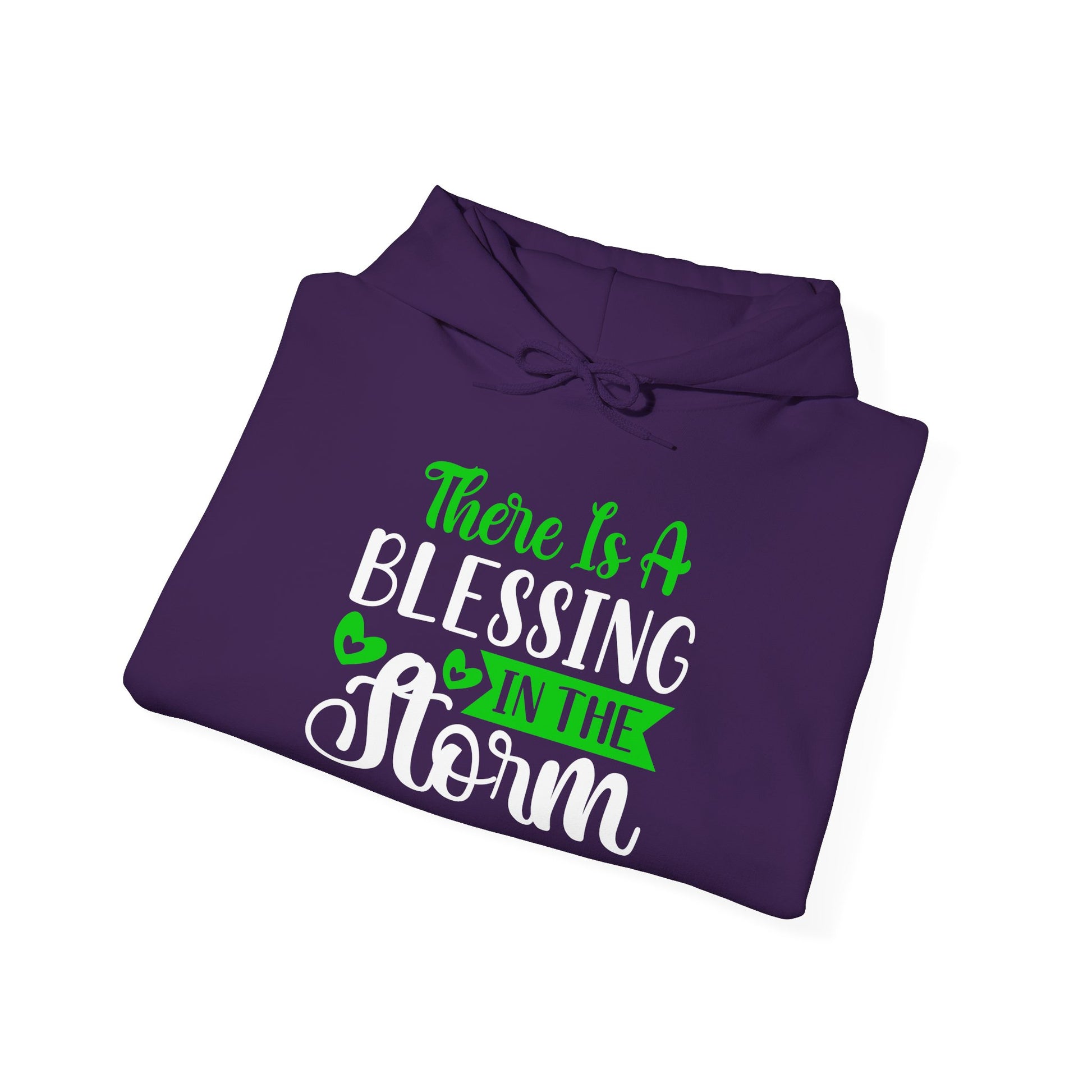 Blessing in the Storm Hoodie | Unisex Heavy Blend Sweatshirt for Comfort and Style - GULLYDESIGN