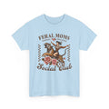 Feral Moms Social Club Tee - Unisex Heavy Cotton T-Shirt for Fun & Rebellious Moms - GULLYDESIGN