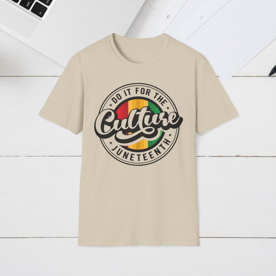 Juneteenth Culture Unisex Softstyle T-Shirt - Celebrate Freedom