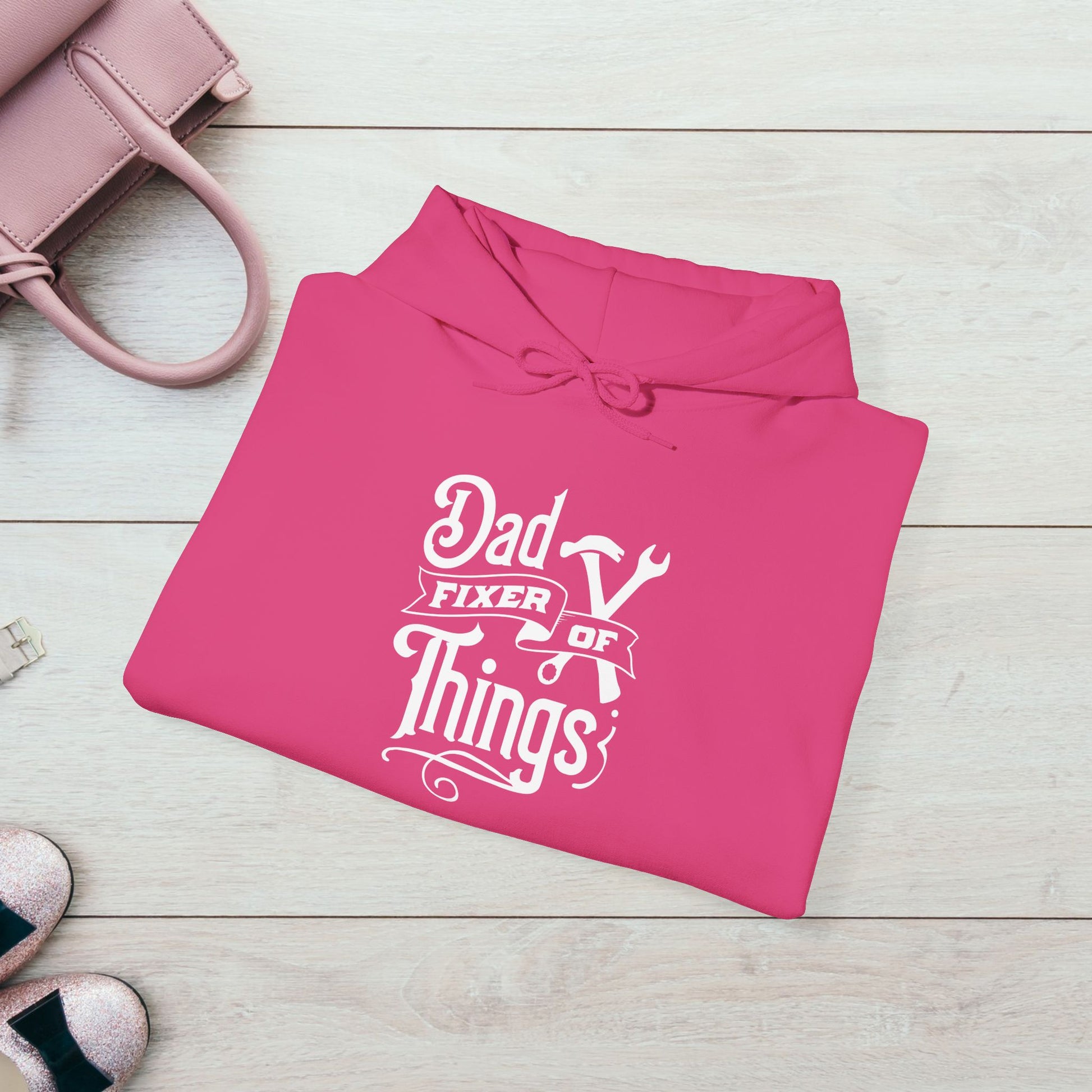Dad Fixer Of Things Hooded Sweatshirt  - Unisex Heavy Blend™ - GULLYDESIGN