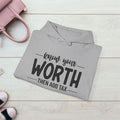 Know Your Worth Inspirational Hoodie - GULLYDESIGN