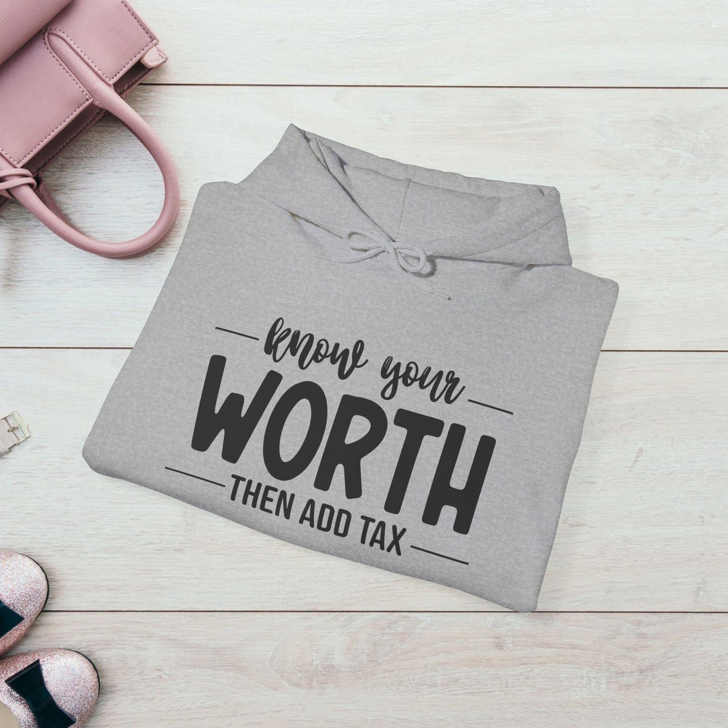 Know Your Worth Inspirational Hoodie