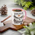 Inspirational Desert Scene Mug - 11oz & 15oz Colorful Coffee Cup for Faith & Encouragement - GULLYDESIGN