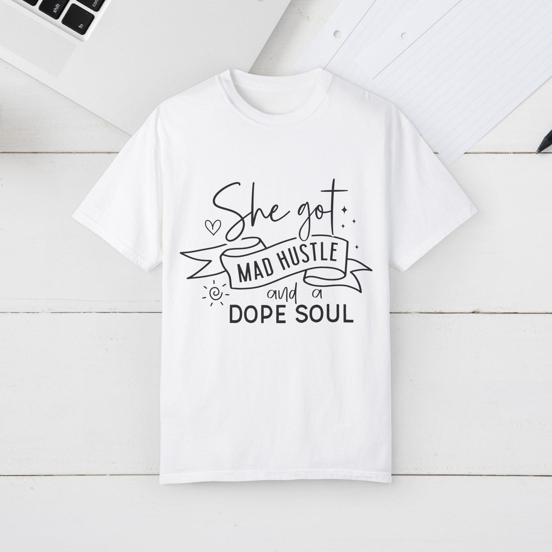 Mad Hustle & Dope Soul Unisex T-Shirt – Motivational Tee for Dreamers - GULLYDESIGN