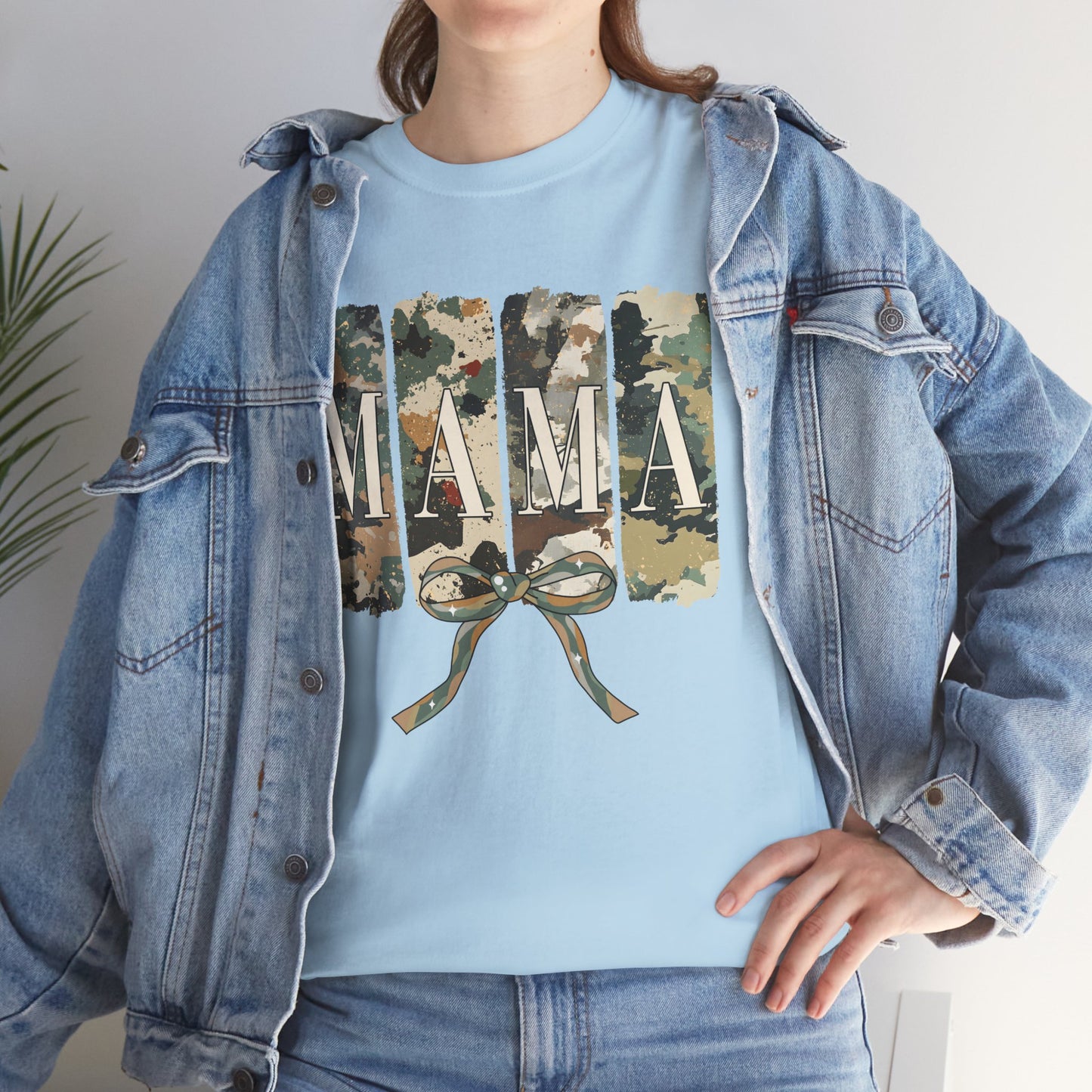 Camo Mama Unisex Heavy Cotton Tee - Perfect Gift for Moms
