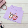 Cute Coffee & Donut Hoodie - You're the Coffee to My Donut Sweatshirt - GULLYDESIGN