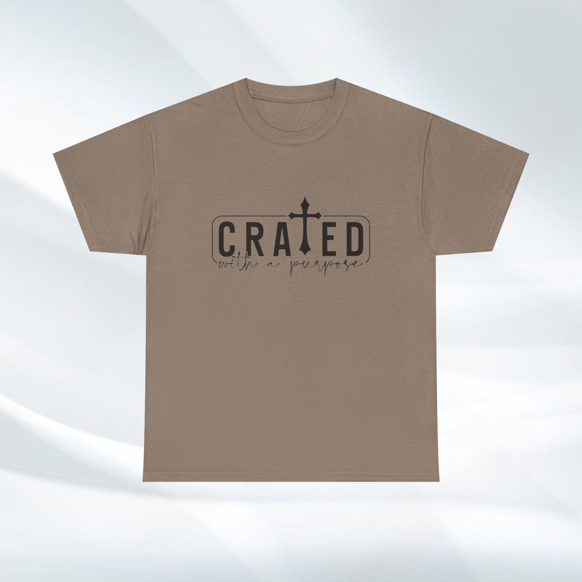 Unisex Heavy Cotton Tee - Grated with a Purpose Graphic Tee - GULLYDESIGN