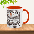 Inspirational Desert Scene Mug - 11oz & 15oz Colorful Coffee Cup for Faith & Encouragement - GULLYDESIGN