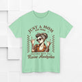 Just a Mom Unisex Heavy Cotton Tee - Funny Mom Shirt for Mother's Day - GULLYDESIGN
