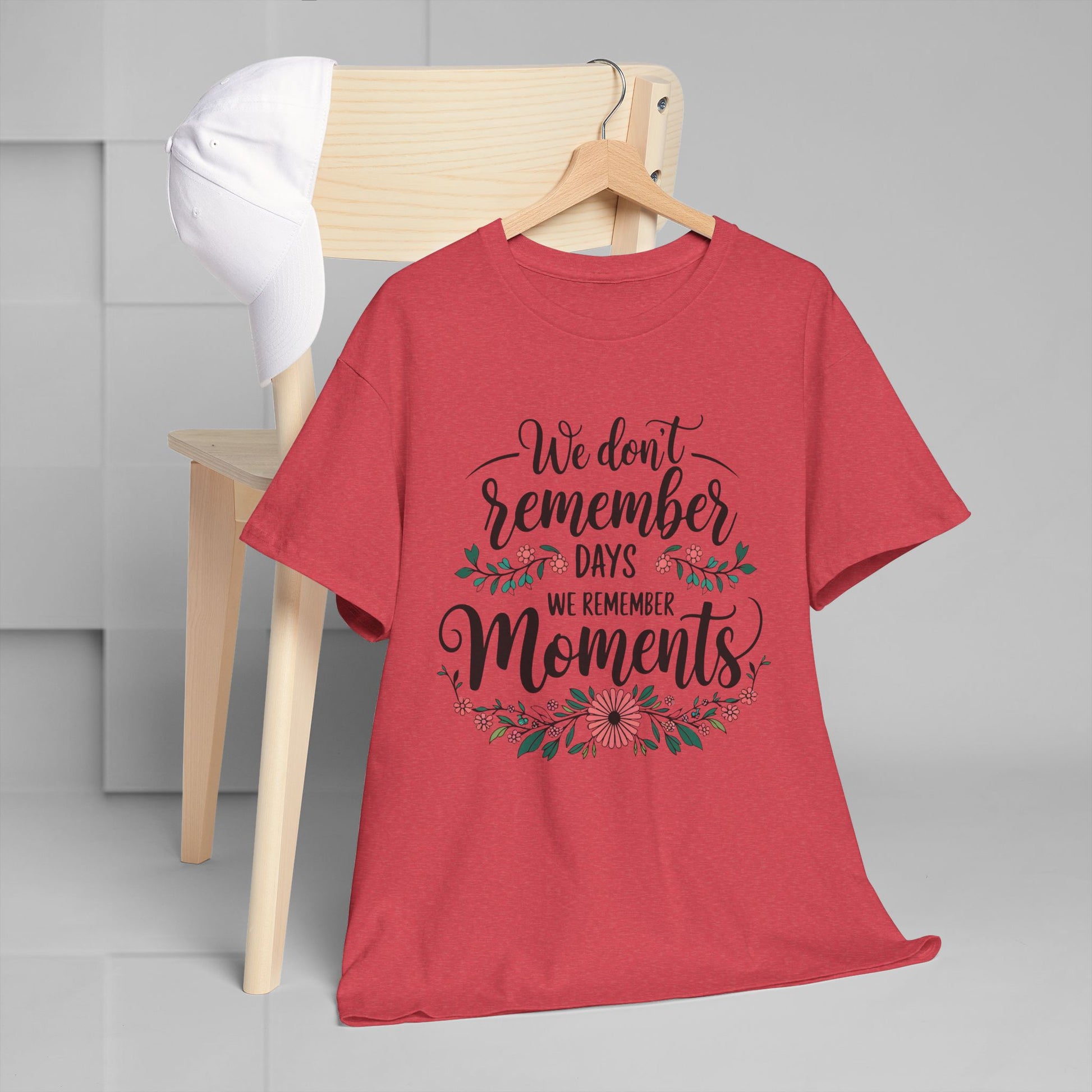 Moments Remembrance Unisex Heavy Cotton Tee - Inspirational Graphic Shirt - GULLYDESIGN
