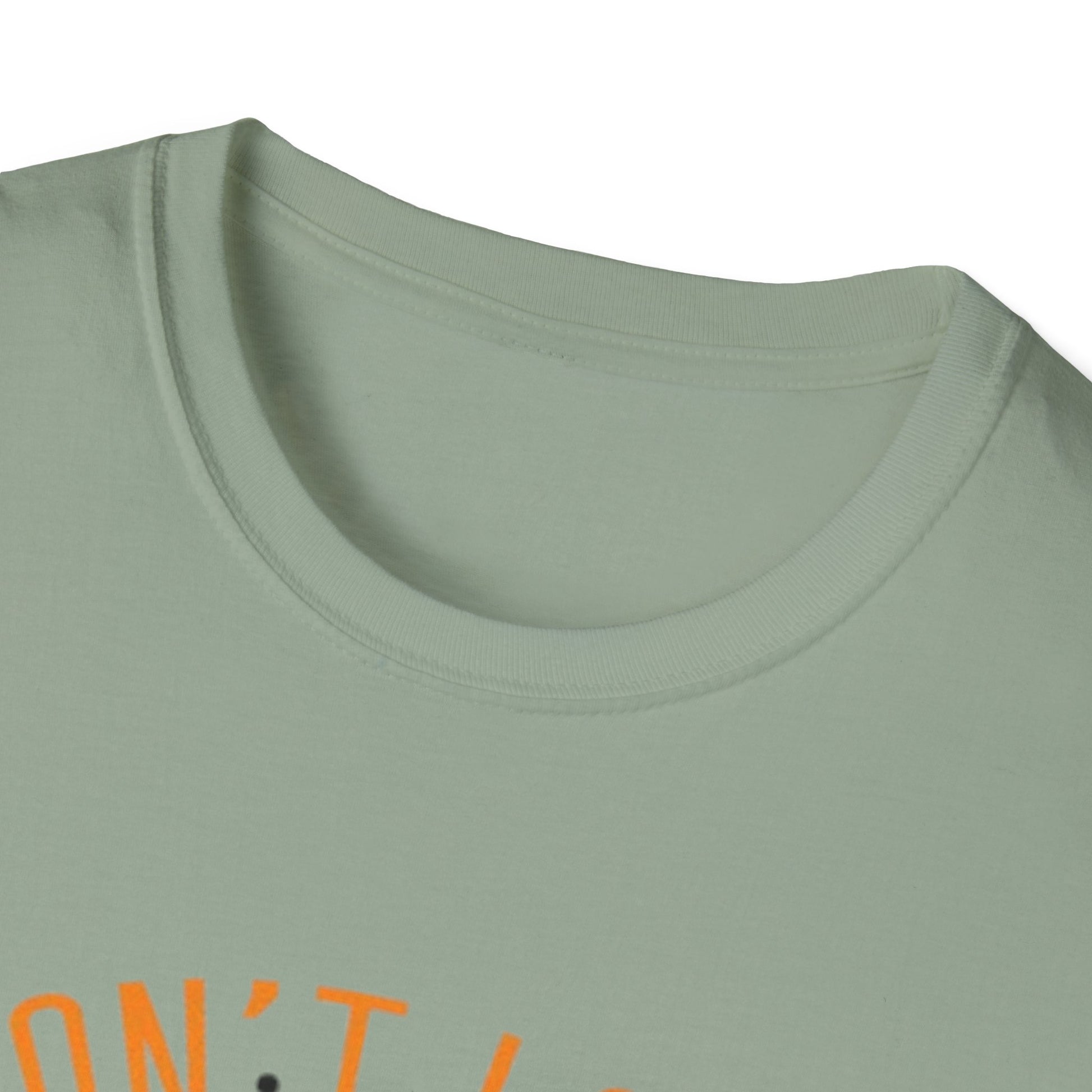 Inspirational Unisex Softstyle T-Shirt - 'Don't Look Back You're Not Going That Way' - Motivational Apparel for Everyday Wear - GULLYDESIGN