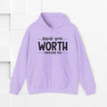 Know Your Worth Inspirational Hoodie - GULLYDESIGN