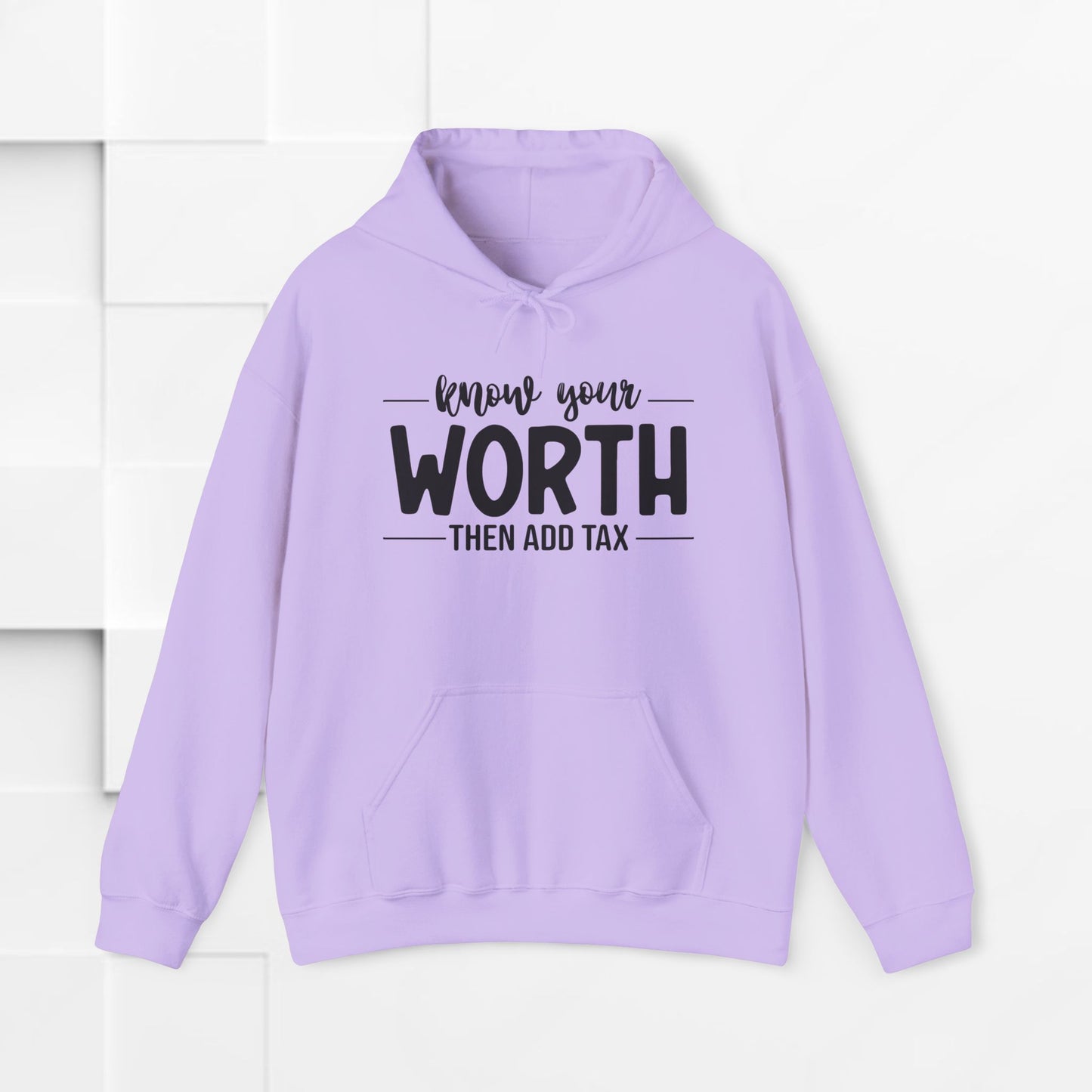 Know Your Worth Inspirational Hoodie