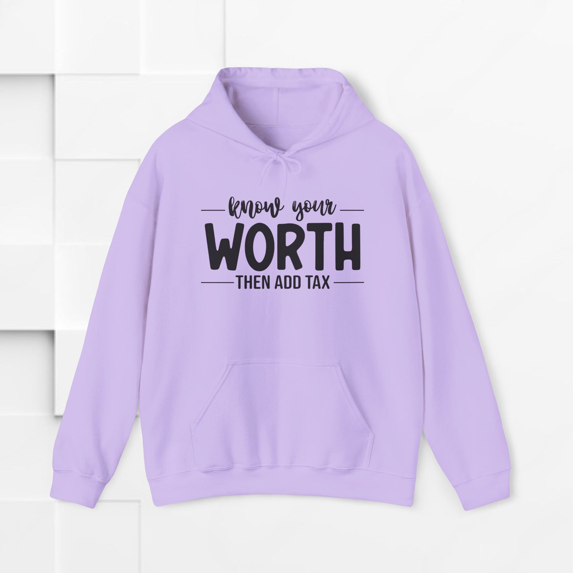 Know Your Worth Inspirational Hoodie - GULLYDESIGN