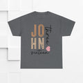 Personalized Unisex Heavy Cotton Tee - Custom Name & Age Design - GULLYDESIGN