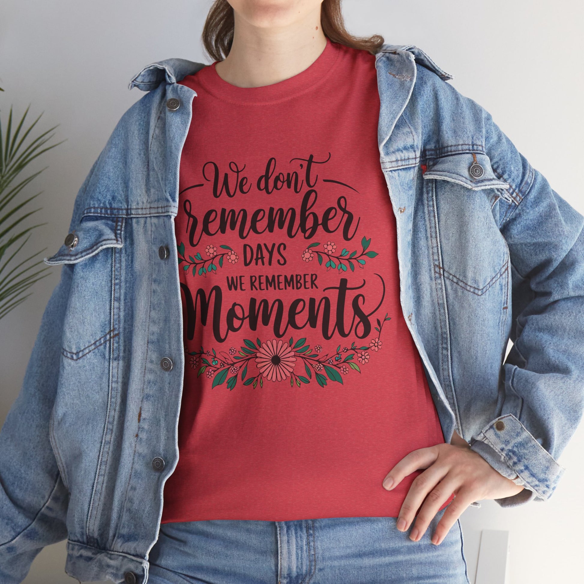 Moments Remembrance Unisex Heavy Cotton Tee - Inspirational Graphic Shirt - GULLYDESIGN