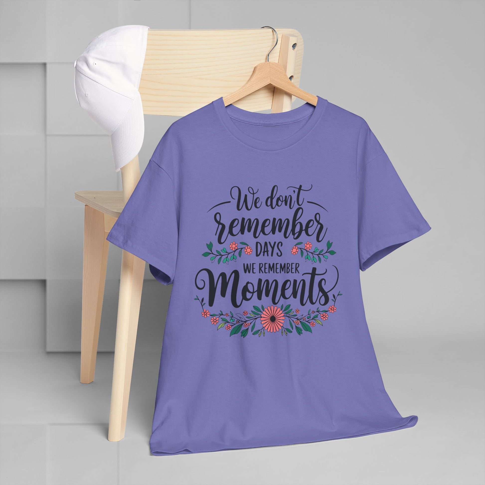 Moments Remembrance Unisex Heavy Cotton Tee - Inspirational Graphic Shirt - GULLYDESIGN