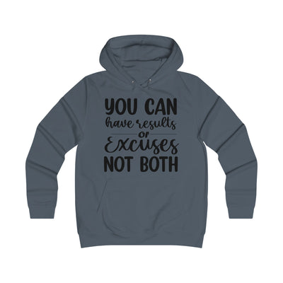 Results & Excuses Girlie College Hoodie
