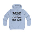 Results & Excuses Girlie College Hoodie - GULLYDESIGN