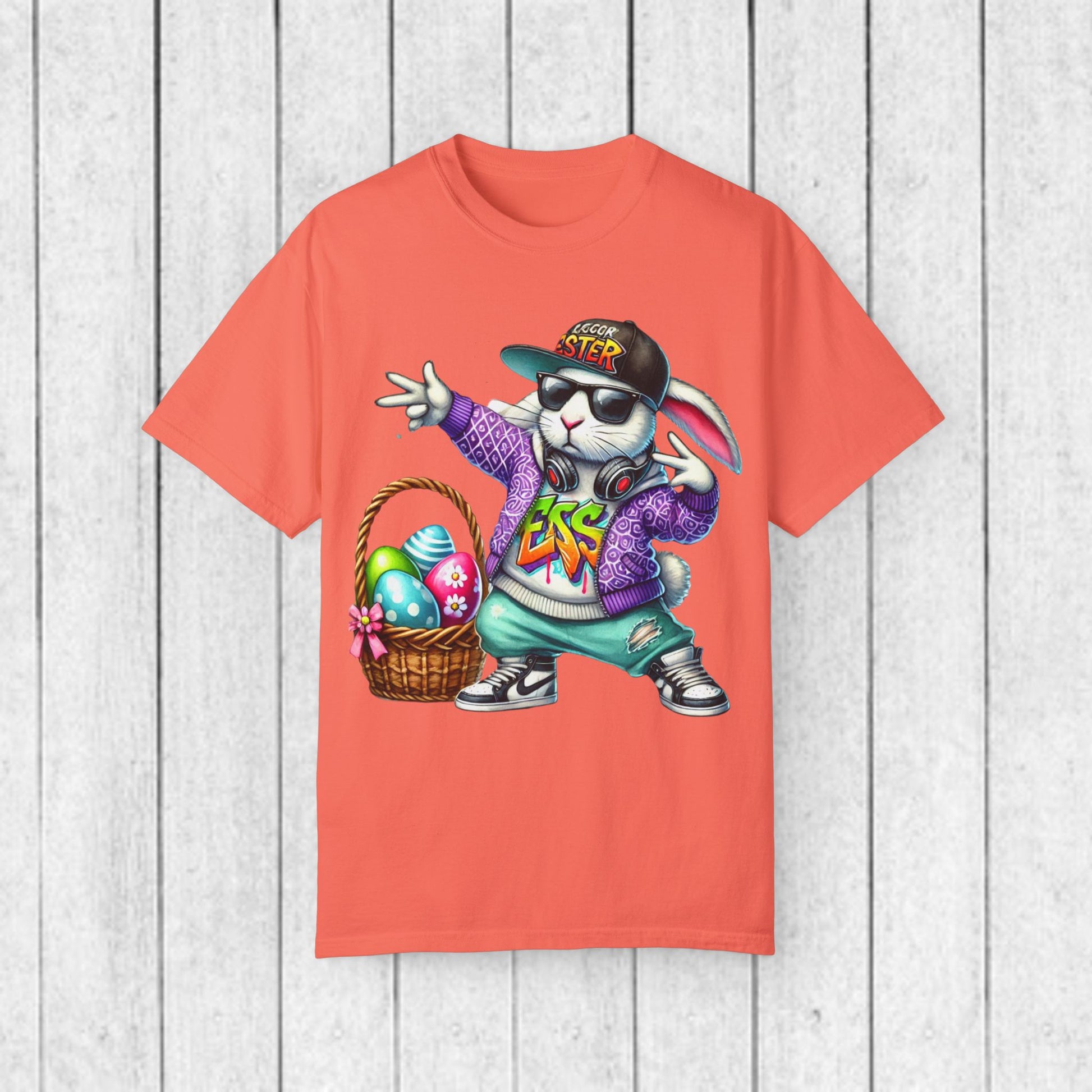 Hip Hop Easter Bunny Unisex T-Shirt - Fun & Festive Spring Apparel - GULLYDESIGN