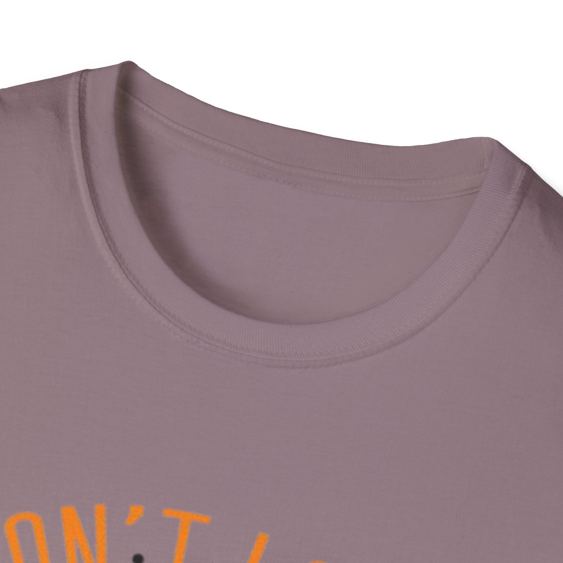 Inspirational Unisex Softstyle T-Shirt - 'Don't Look Back You're Not Going That Way' - Motivational Apparel for Everyday Wear - GULLYDESIGN