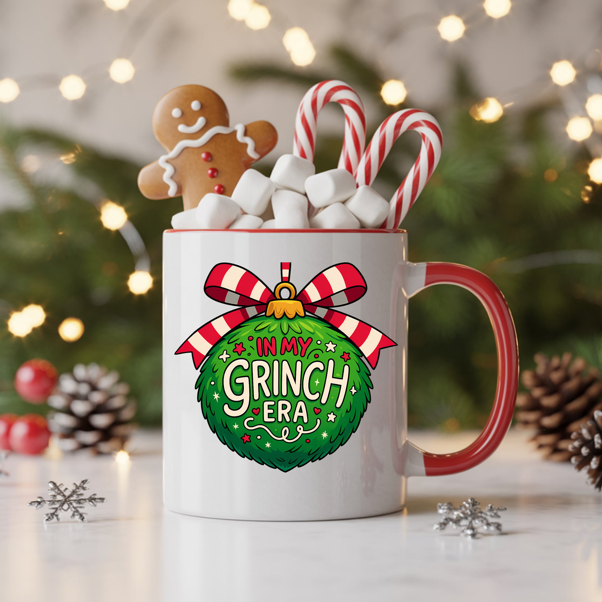 In My Grinch Era Christmas Mug
