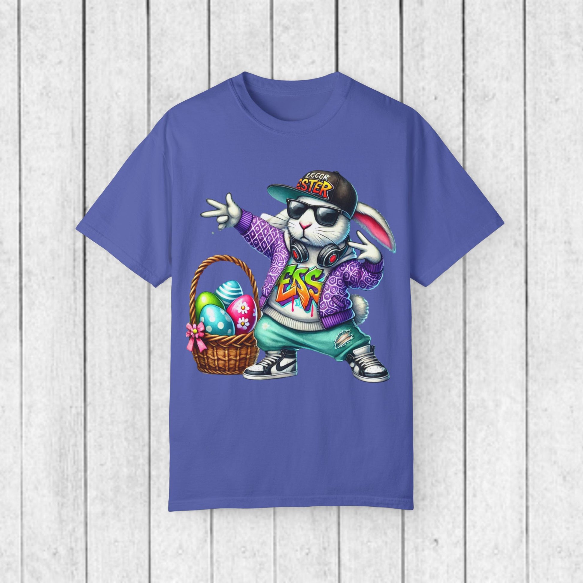 Hip Hop Easter Bunny Unisex T-Shirt - Fun & Festive Spring Apparel - GULLYDESIGN