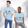 Love Never Fails Unisex Heavy Cotton Tee - Inspirational Christian T-Shirt - GULLYDESIGN