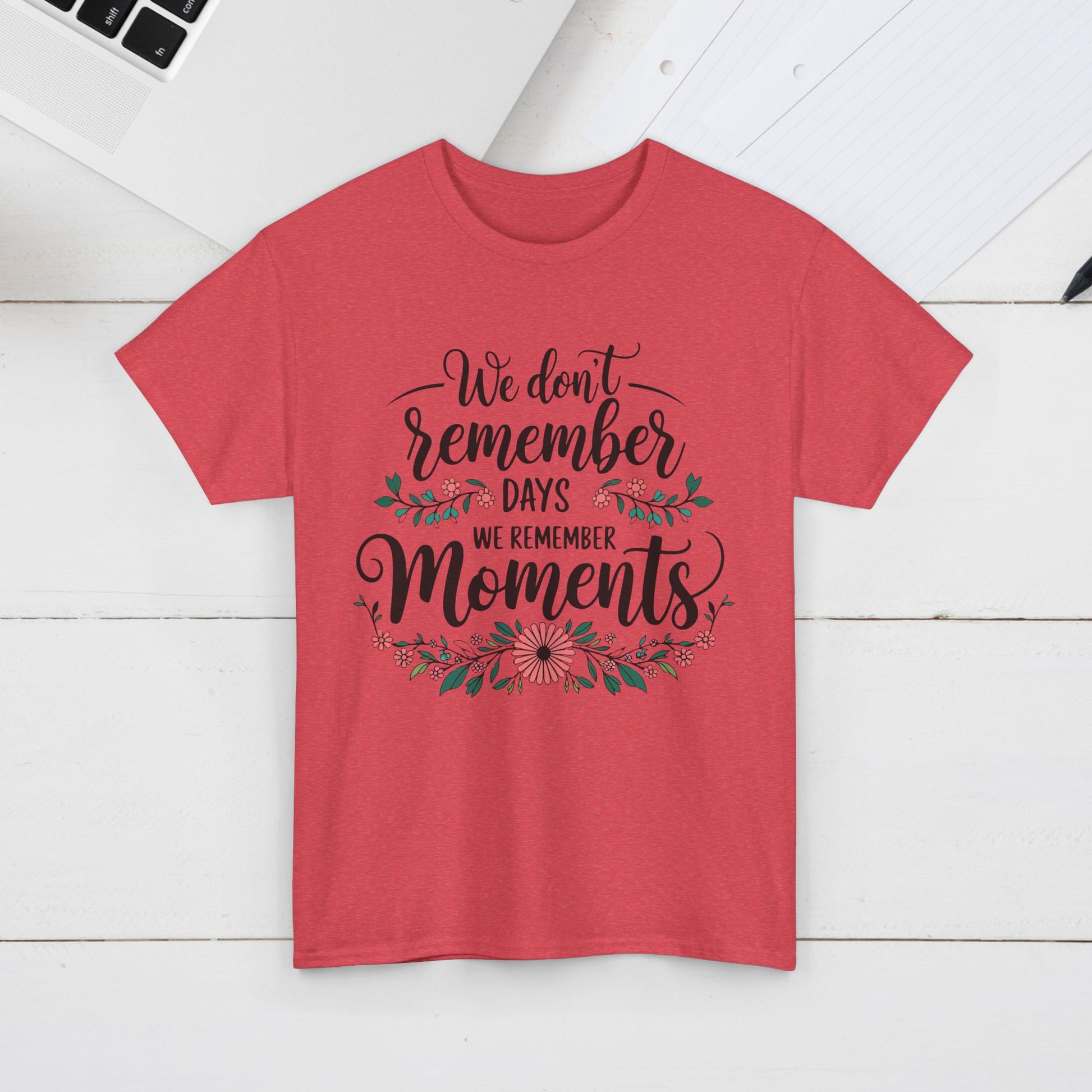 Moments Remembrance Unisex Heavy Cotton Tee - Inspirational Graphic Shirt - GULLYDESIGN