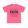 Faith Over Fear Unisex Heavy Cotton Tee - Inspirational T-Shirt - GULLYDESIGN