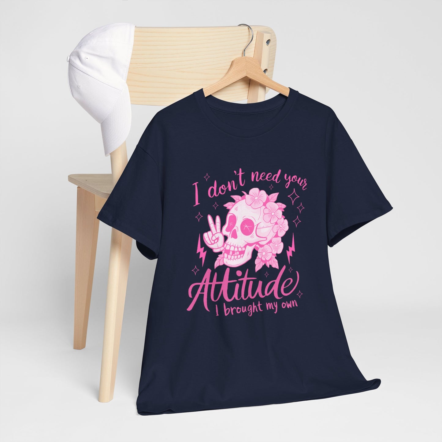 Unisex Heavy Cotton Tee - 'I Don't Need Your Attitude, I Brought My Own'