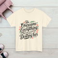 Empowering Women's Quote Unisex Heavy Cotton Tee - 'She Overcame Everything' - GULLYDESIGN