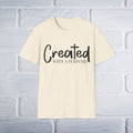 Created With A Purpose T-Shirt - Unisex Softstyle - GULLYDESIGN