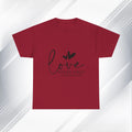 Love Never Fails Unisex Heavy Cotton Tee - Inspirational Christian T-Shirt - GULLYDESIGN
