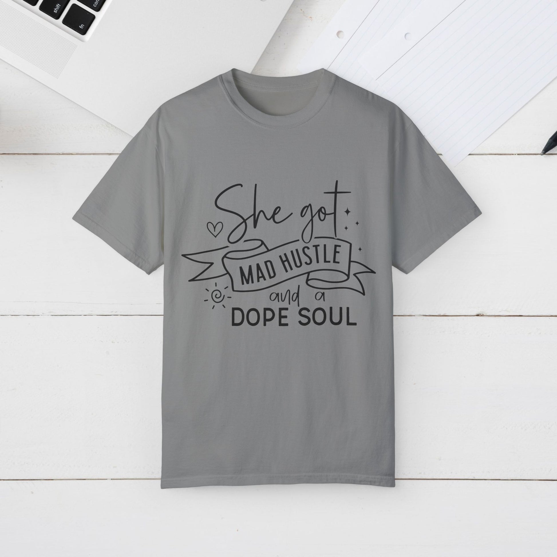 Mad Hustle & Dope Soul Unisex T-Shirt – Motivational Tee for Dreamers - GULLYDESIGN