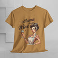 Mama Needs Wine Unisex Heavy Cotton Tee - Fun and Playful Gift for Wine Lovers - GULLYDESIGN