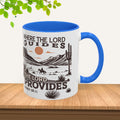 Inspirational Desert Scene Mug - 11oz & 15oz Colorful Coffee Cup for Faith & Encouragement - GULLYDESIGN