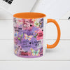Inspirational Grateful and Thankful Butterfly Mug - Colorful 11oz & 15oz Coffee Cup with Motivational Quotes