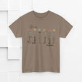 Inspirational Mom Heavy Cotton Tee - Strong, Brave, Kind, Beautiful Design - GULLYDESIGN