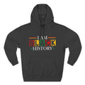 Black History Three-Panel Fleece Hoodie - Celebrate Identity & Culture - GULLYDESIGN